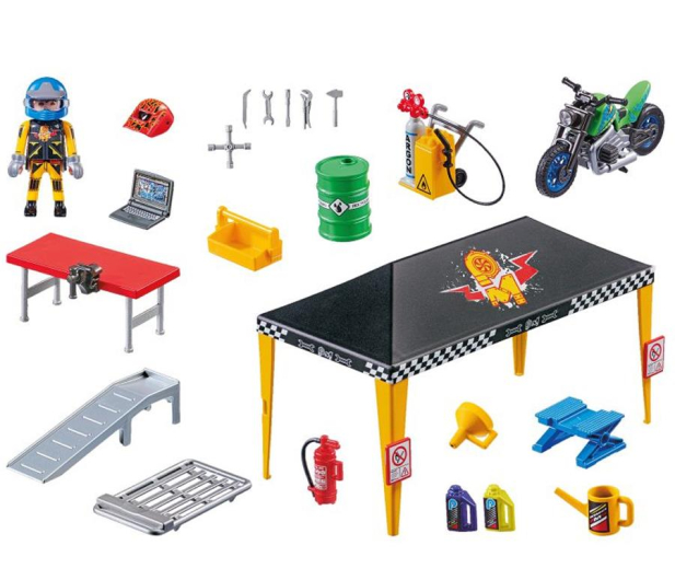 PLAYMOBIL Pokaz kaskaderski: Namiot serwisowy - 1014270 - zdjęcie 2